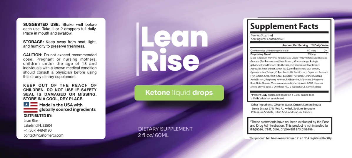 Leanrise Natural Weight Management Supplement